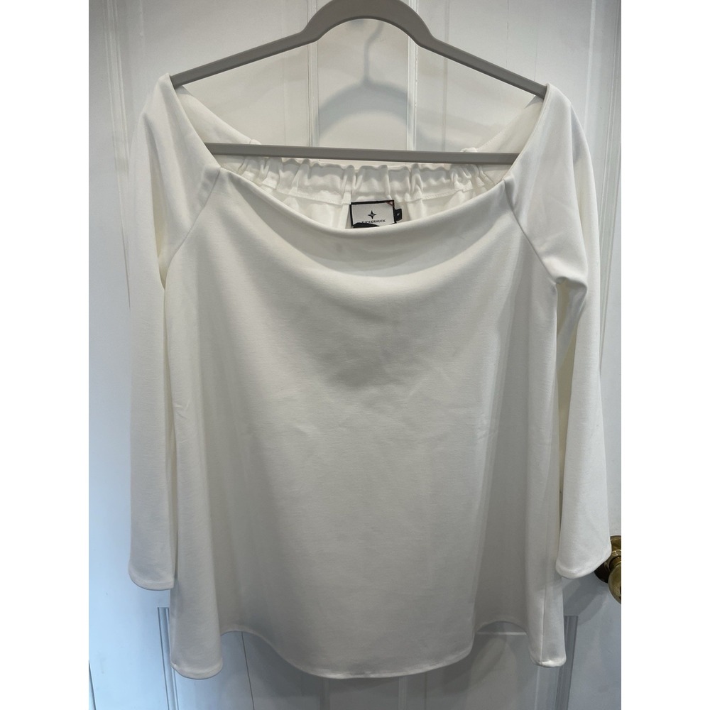 Tuckernuck Miranda Off The Shoulder Top White Size M